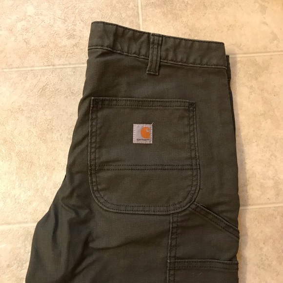 carhartt slim double front dungaree